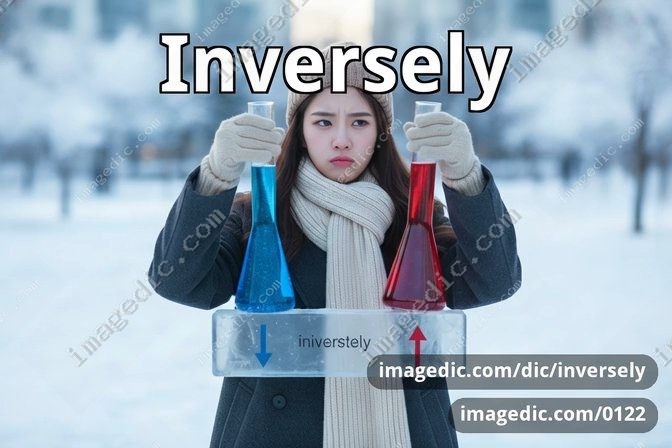 inversely