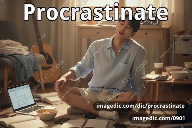 procrastinate