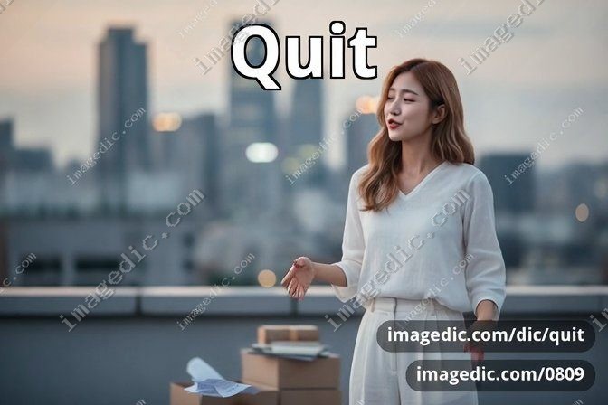 quit