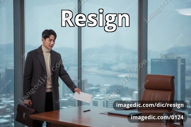 resign