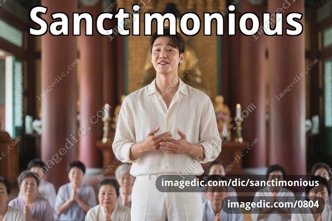 sanctimonious