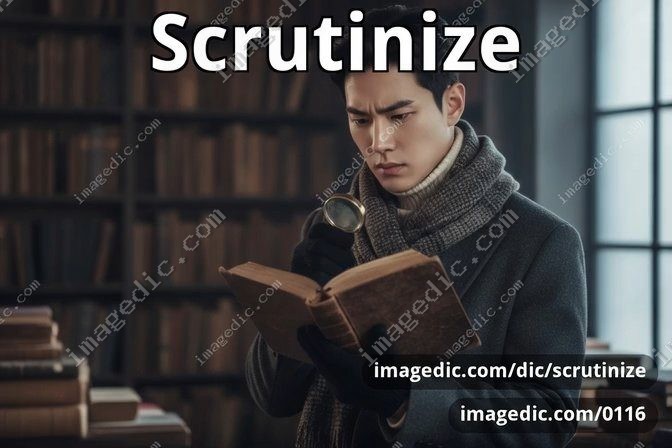 scrutinize
