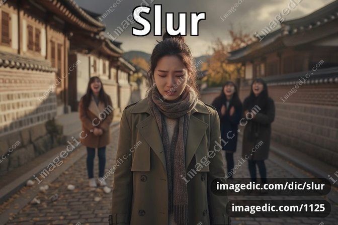 slur