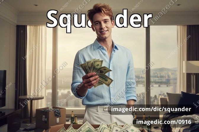 squander