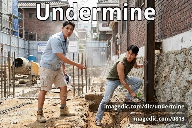 undermine