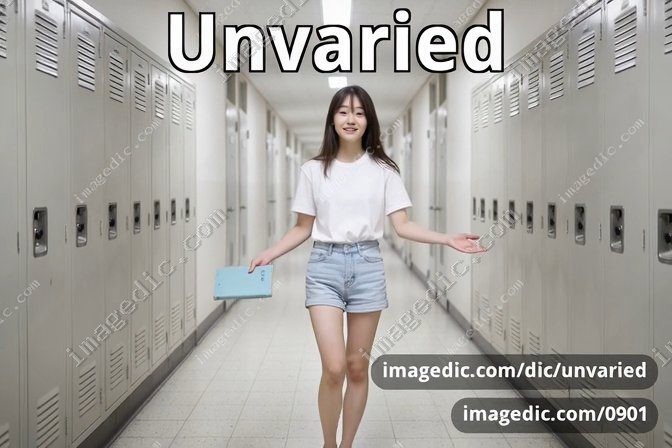 unvaried